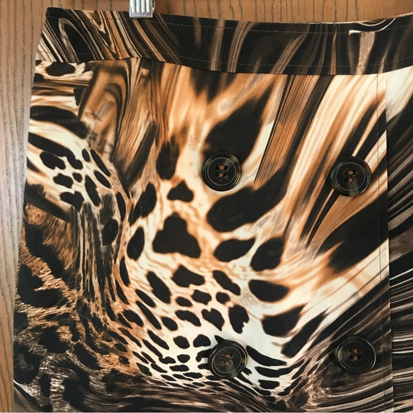 Randy Kemper Pencil Skirt Size 4, Small Animal Print, Leopard, Cheetah - Picture 6 of 16